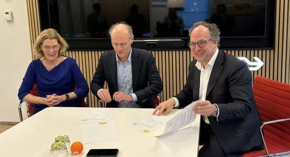 Chantal Keijsers, Kaj van Vliet en Wouter Koolmees