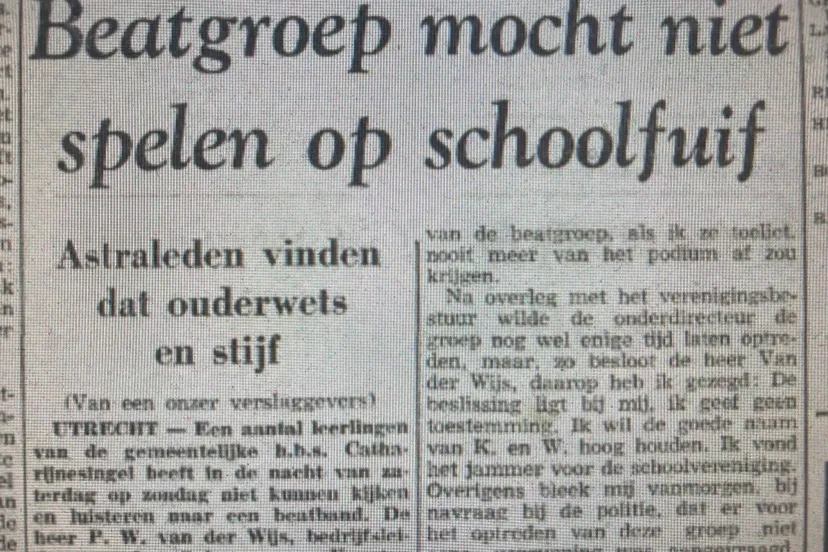 beatgroep mag niet optreden