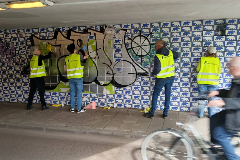 schoonmaakactie Fietsersbond Berenkuil