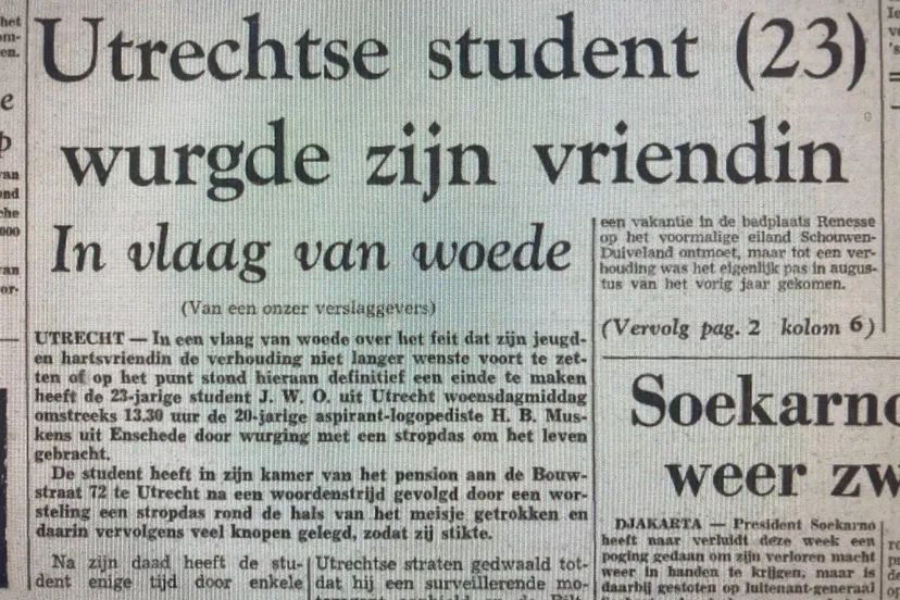 student wurgde vriendin