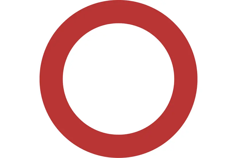 verboden doorgang