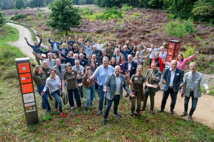 Groepsfoto wandelnetwerk Utrecht-oost
