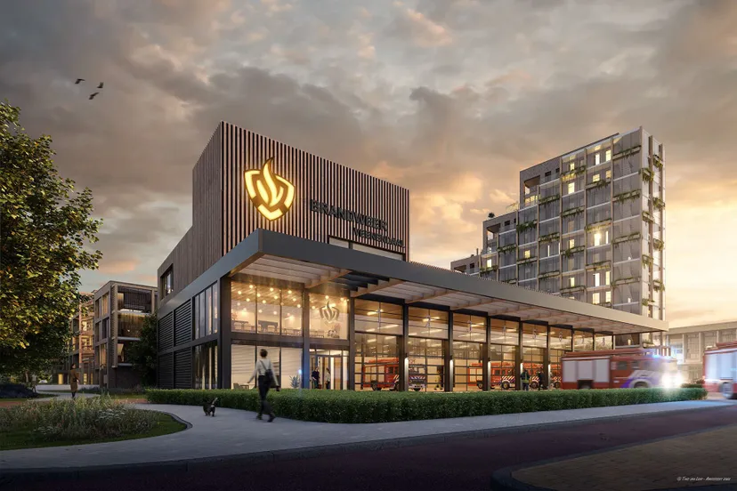 brandweerkazerne en woningen bouwbedrijf kreeft 1