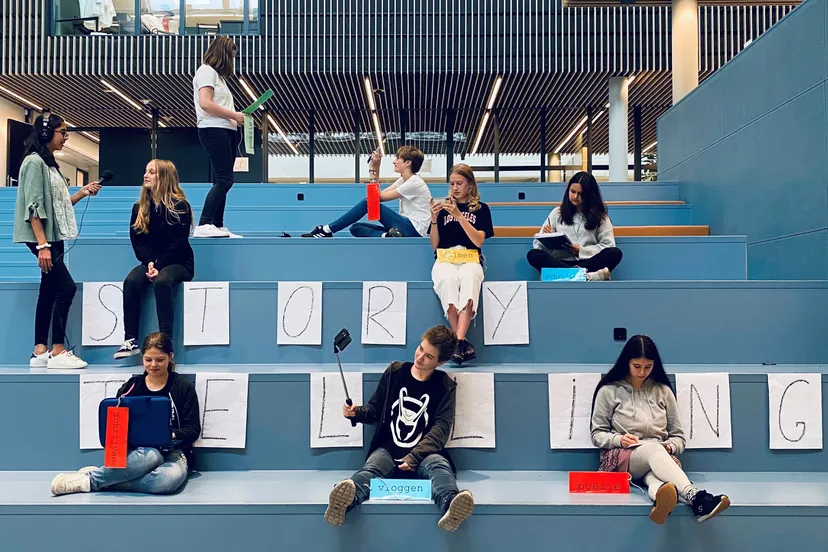 jaarfoto storytelling klas 3