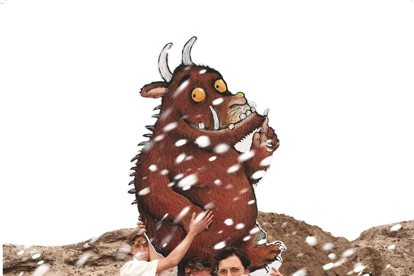poster meneer monster de winter gruffalo onbekend kleiner