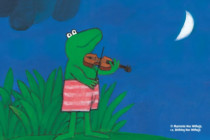promobeeld kikker is verliefd liggend zonder logo c max velthuijs