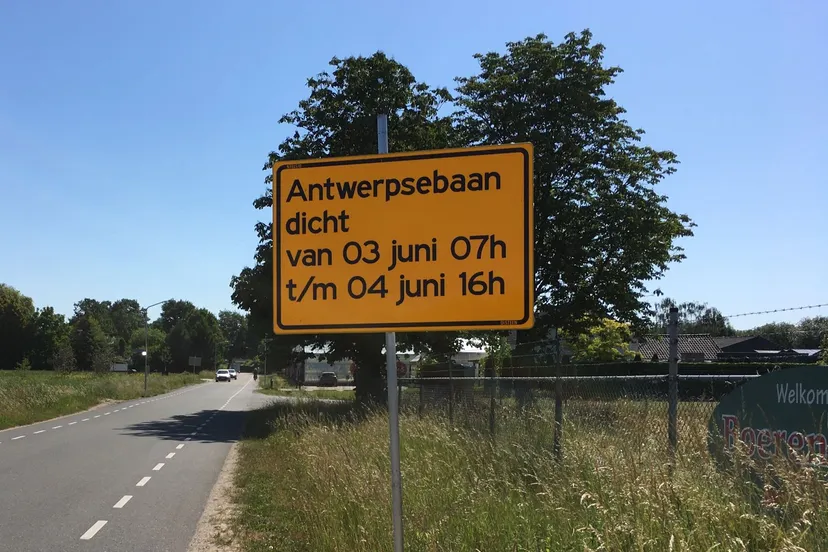 antwerpsebaan dicht 3 juni