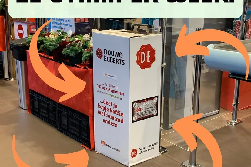 douwe egberts voor voedselbank