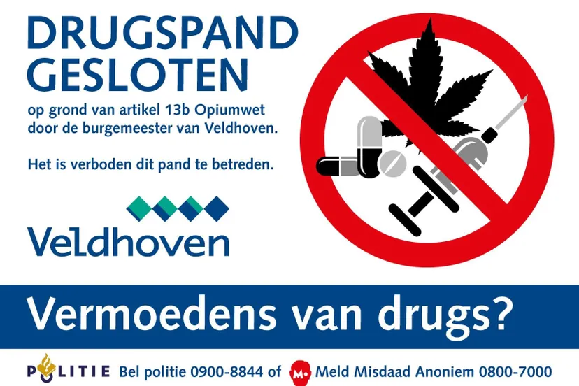 drugspand op slot