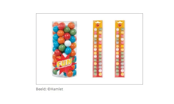 hamlet kauwgomballen