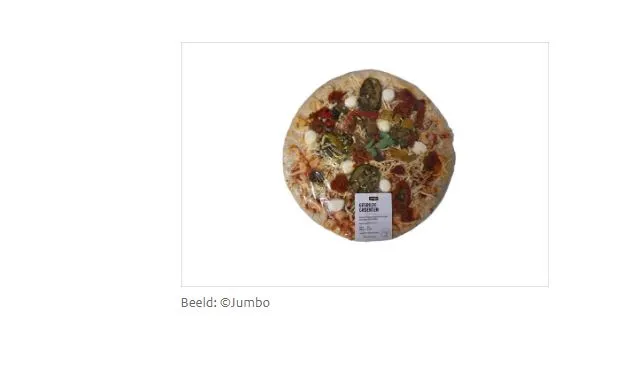 jumbo pizza gegrilde groente