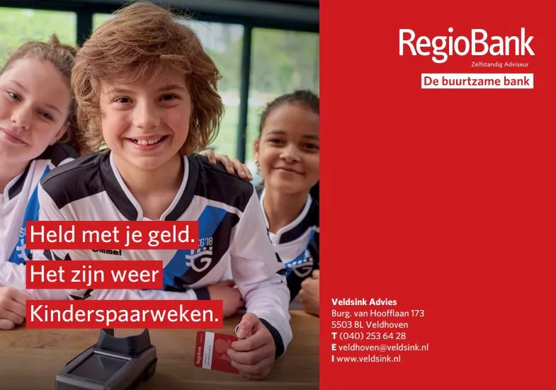 kinderspaarweken regiobank