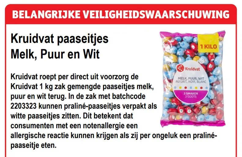 kruidvat paaseitjes