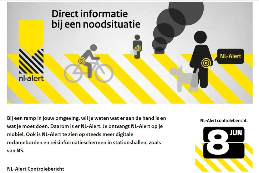 nl alert controlebericht