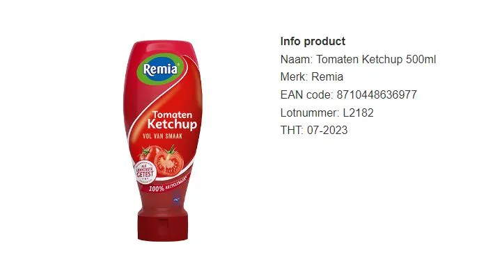 remia tomatenketchup