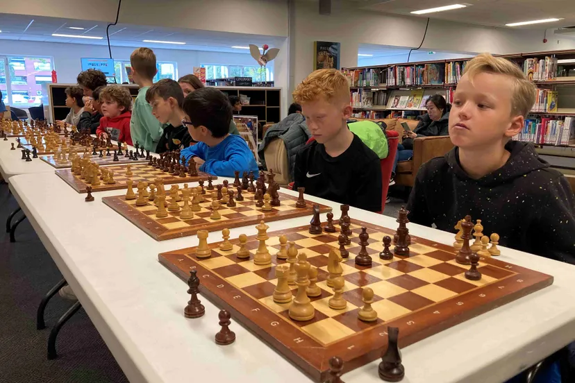 schaakmiddag in bibliotheek