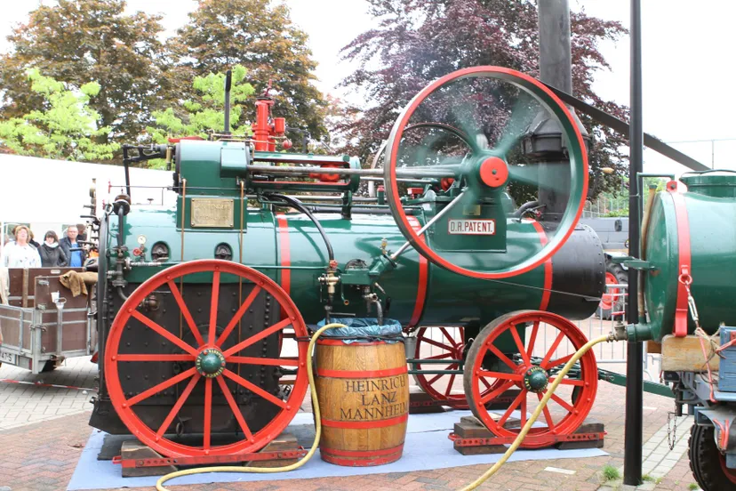 stoommachine werkend