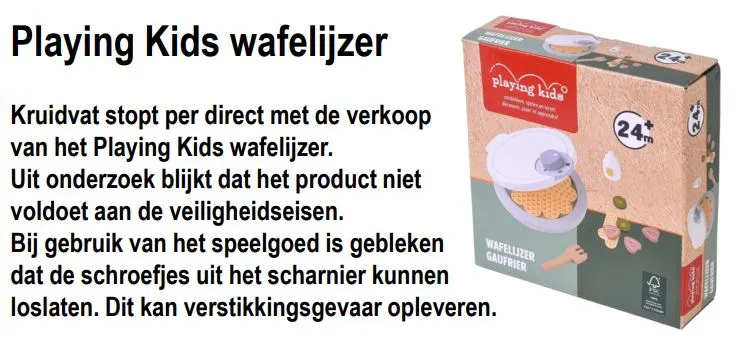 wafelijzer playing kids