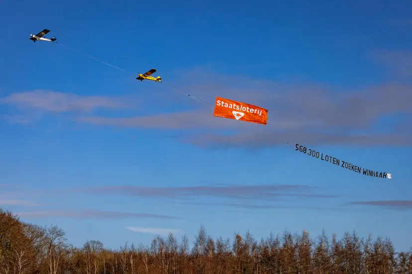 staatsloterij vliegtuigje