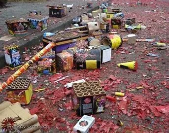 vuurwerkresten goclean