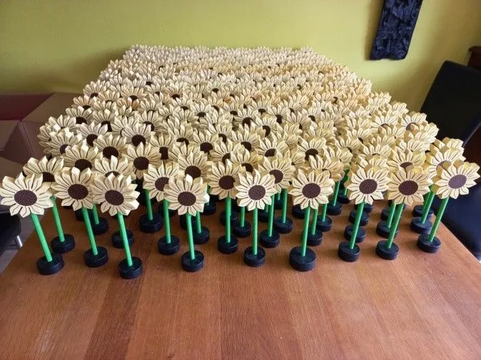 zonnebloemen cor spruit