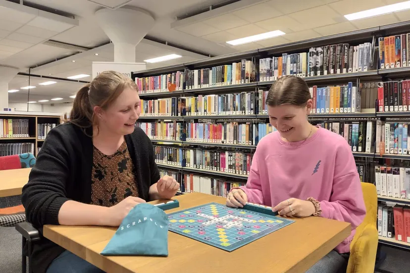 bordspellen in de bieb