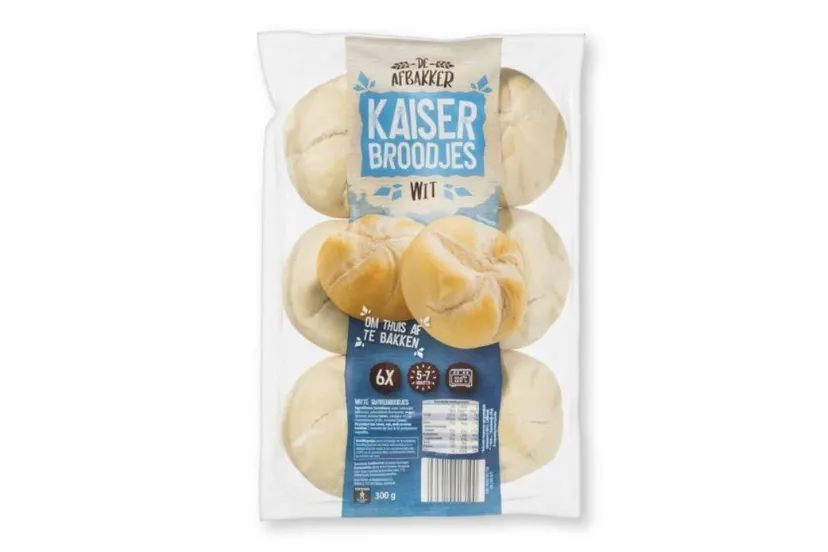 ALDI Kaiser witte afbakbroodjes