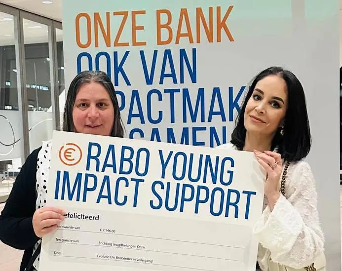 Jeugdbelangen cheque