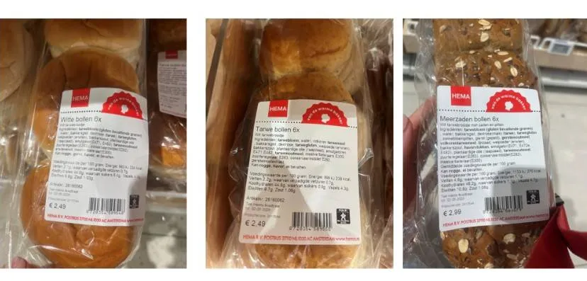 Hema-broodjes