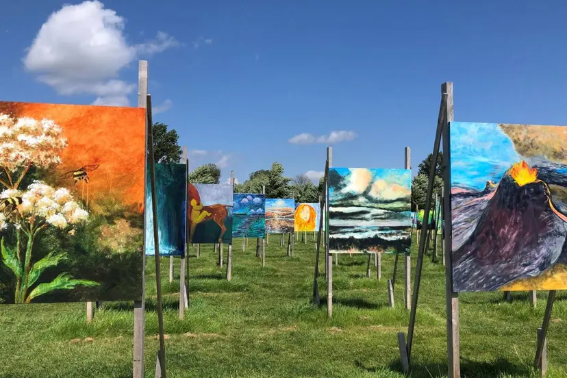 Kunst The Colorfield Performance