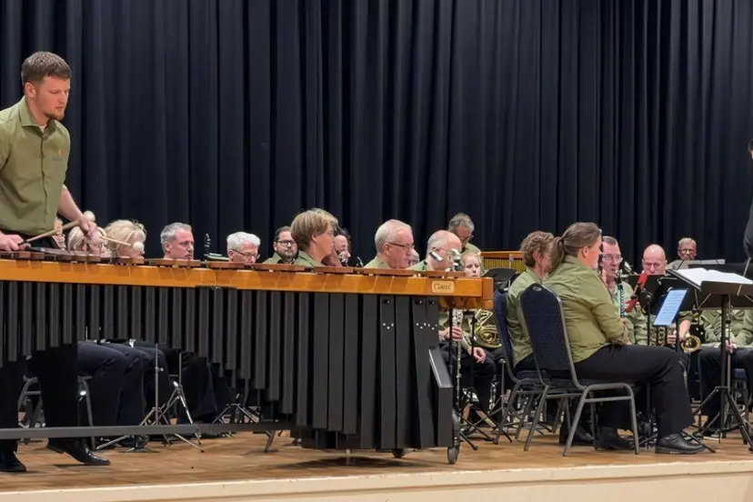 Luuk op basmarimba