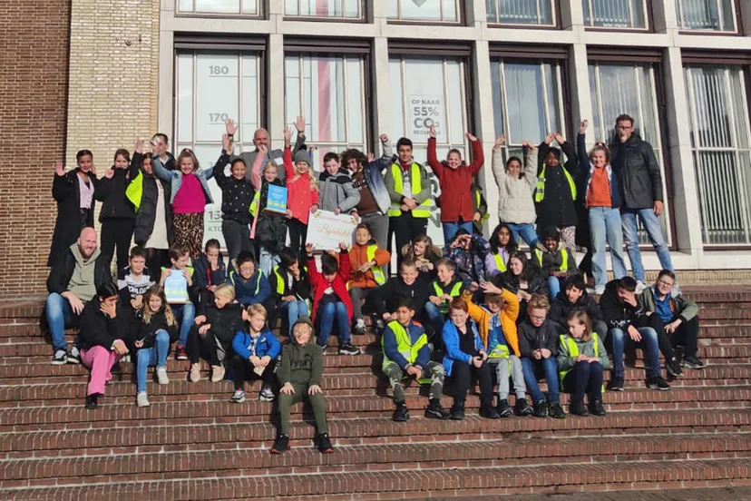 foto met kinderen voor thermometer