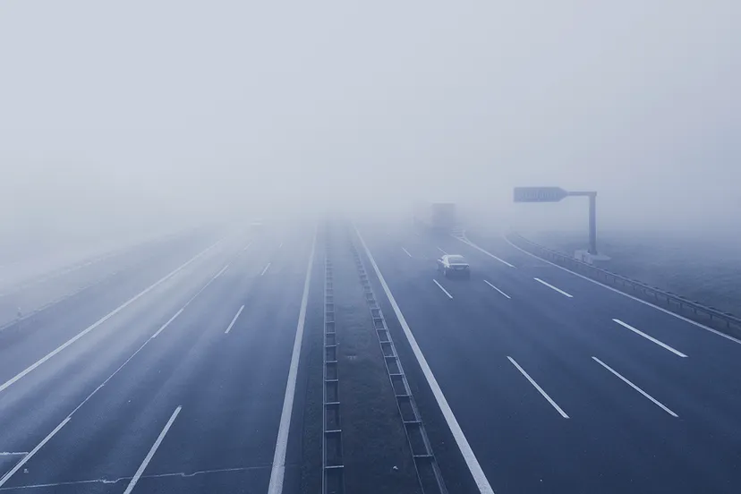 horizon snow fog road mist bridge 160091 pxherecom