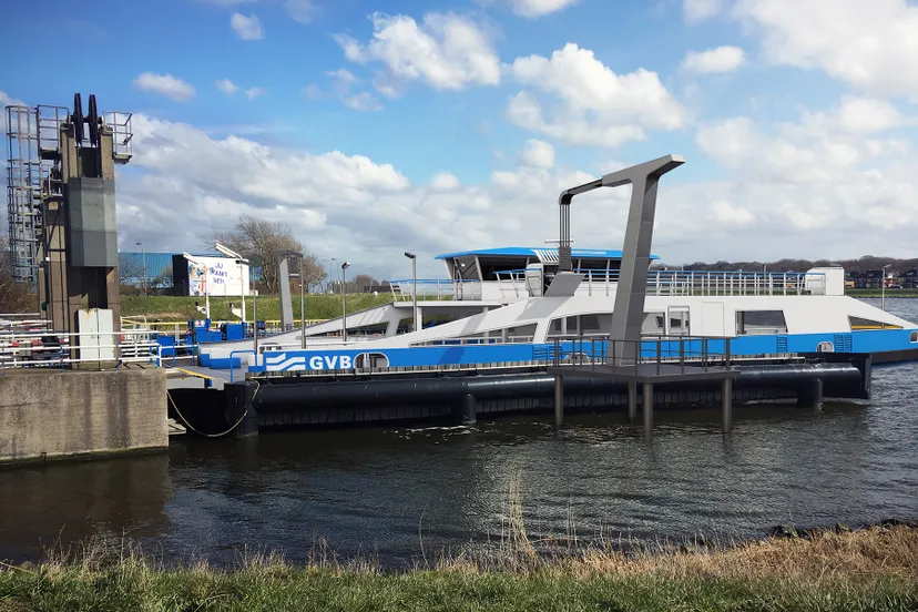impressie pont met laadarm