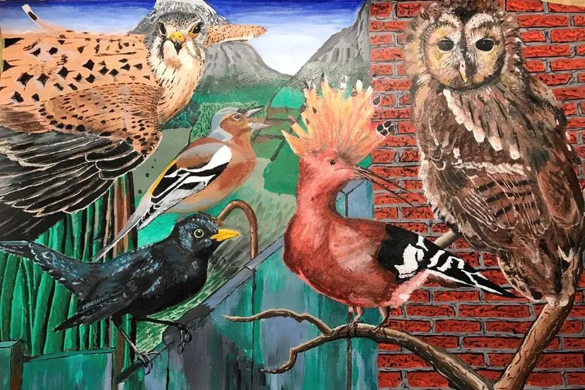 schilderij willem balm in verkoop voor dierenambulance velsen