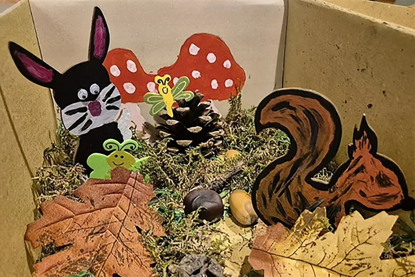 kijkdoos bosdieren kopie