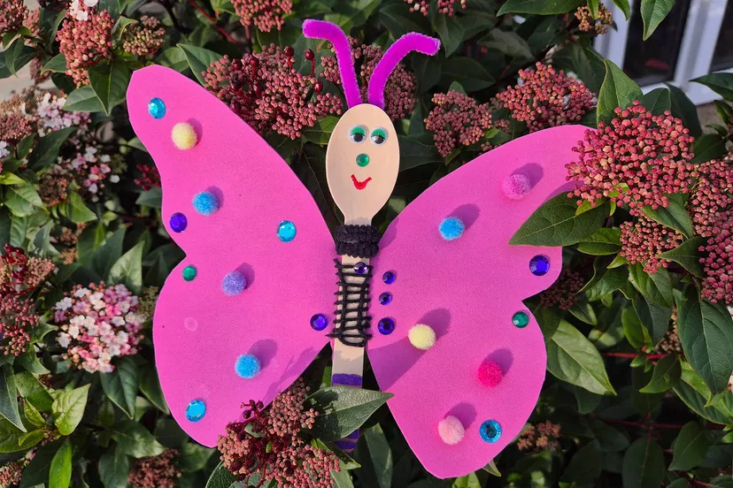 workshop vlinder knutselen kopie