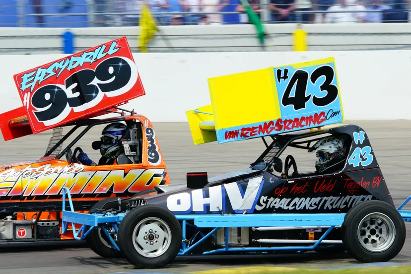 2018 pinksterraces stockcar f2 junioren in actie