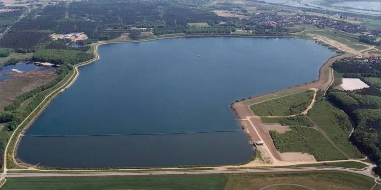 23 luchtfoto de lange vlieter vanaf zijde analysebekken