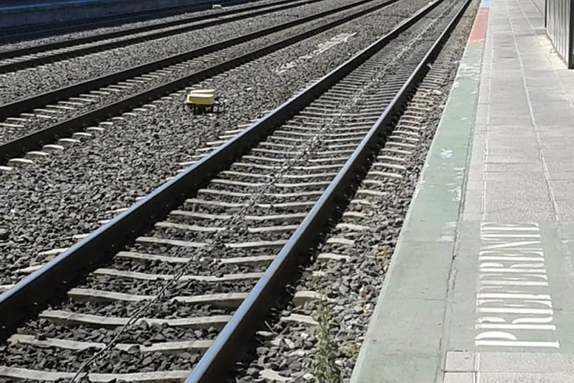 treinrails spoor trein