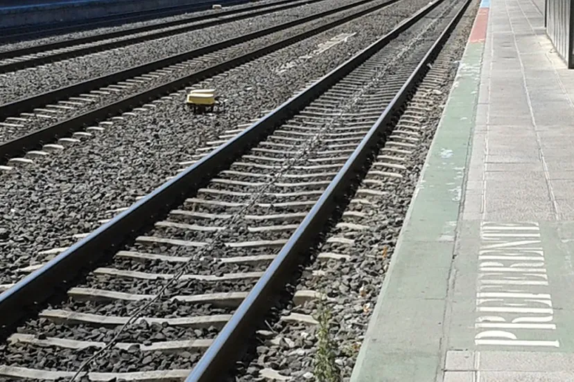 treinrails spoor trein