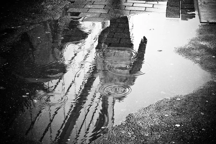 water straat blank