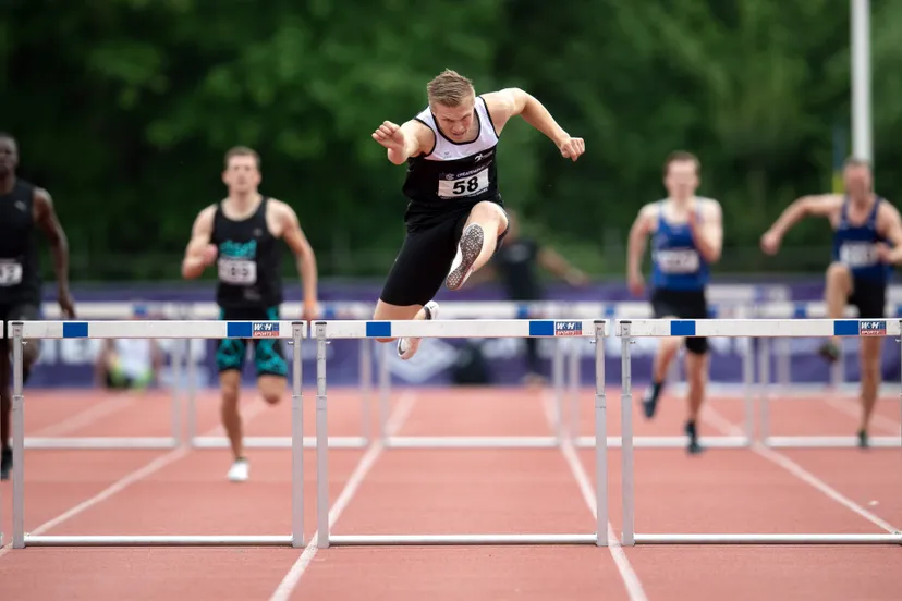 400 meter horden foto johan manders