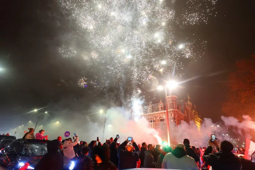 feest de nbosch na winst wk marokko 2