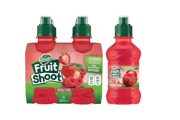foto belangrijke veiligheidswaarschuwing teisseire fruit shoot framboos aardbei