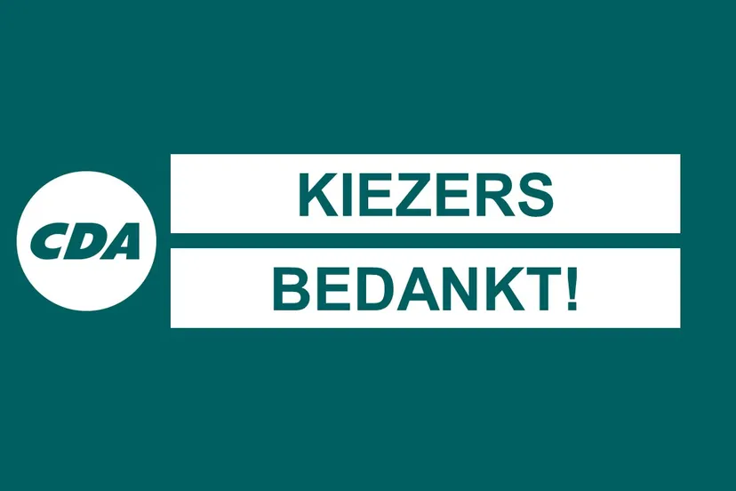 kiezers bedankt