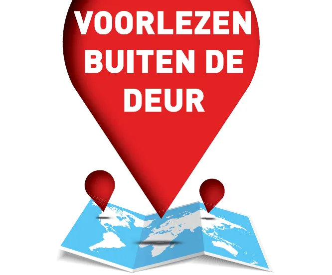 voorlezen buiten de deur