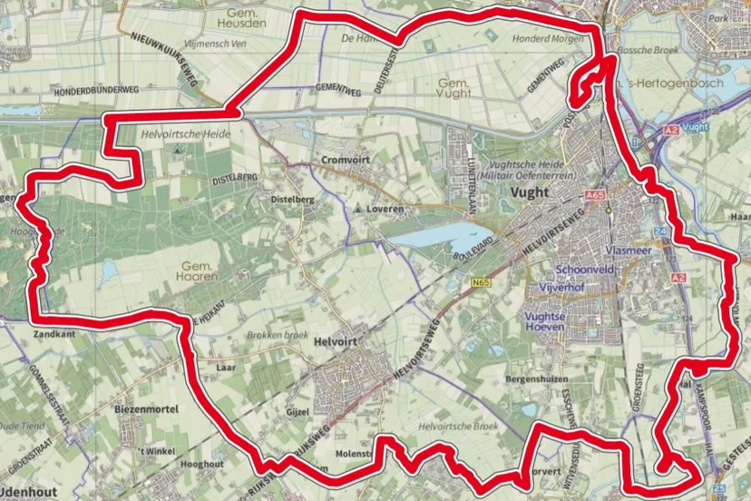 wandelroute eindsprint