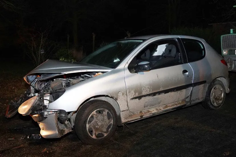 2025 02 26 meesters multi media fotos auto tegen boom groenstraat haaren2