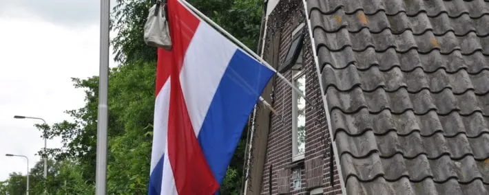 geslaagd examen vlag 710x284